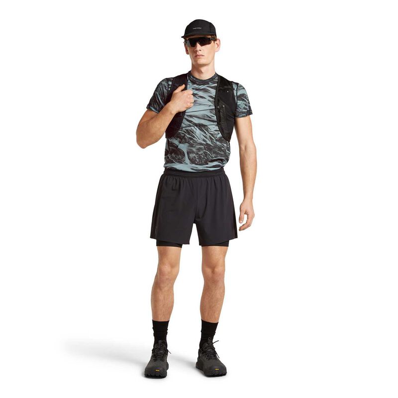 Icebreaker M Merino Blend 125 Cool-Lite Speed SS Tee Motion AOP image number 3